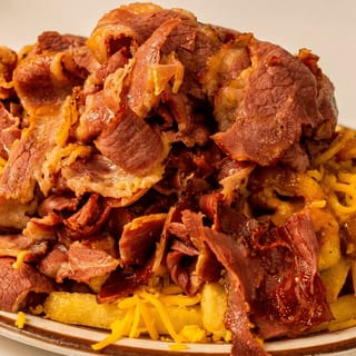 Chili Cheese Fries with Carne Asada or Pastrami
