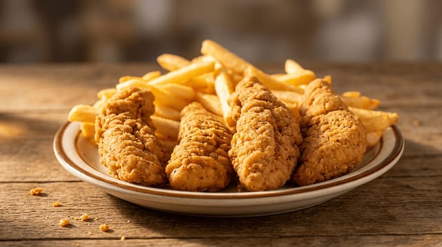 Chicken Tender Dinner.