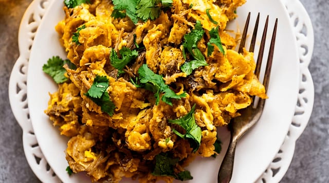 Carnitas Chilaquiles.