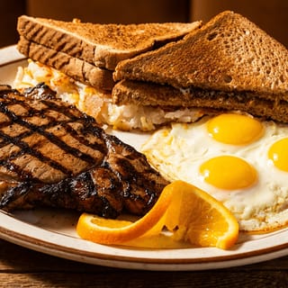Steak Breakfast Plate