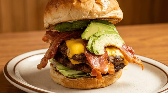 Fully Loaded Burger.