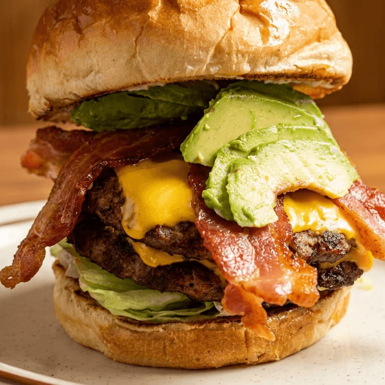 Savor Our Loaded Burger