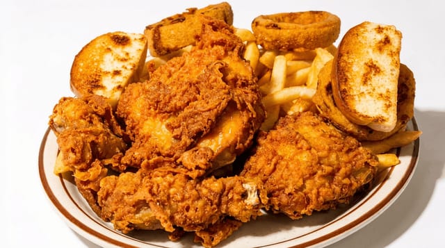 1/2 Fried Chicken.
