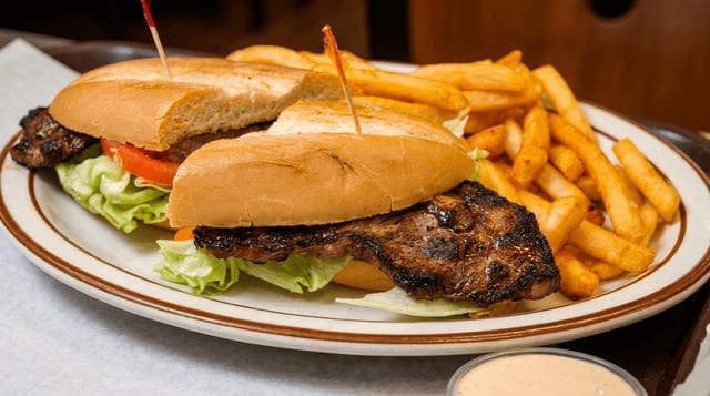 Steak Sandwich.
