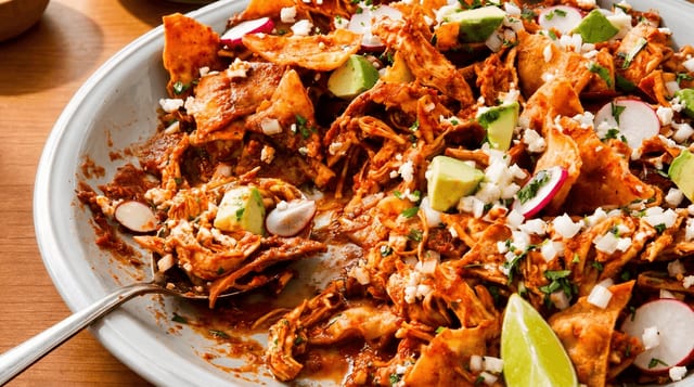 Chicken Chilaquiles.